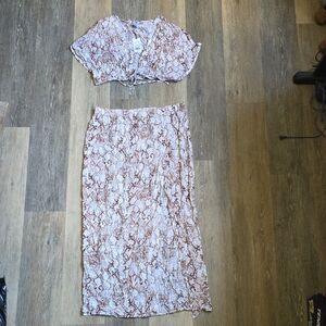 Shade & Shore Snake Print Two-Piece Set11.